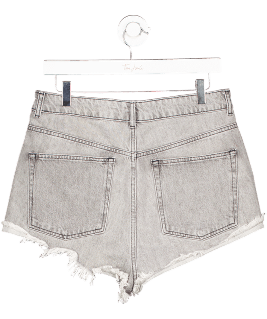 Raey Grey Wash Denim Short Shorts W26 - Reliked