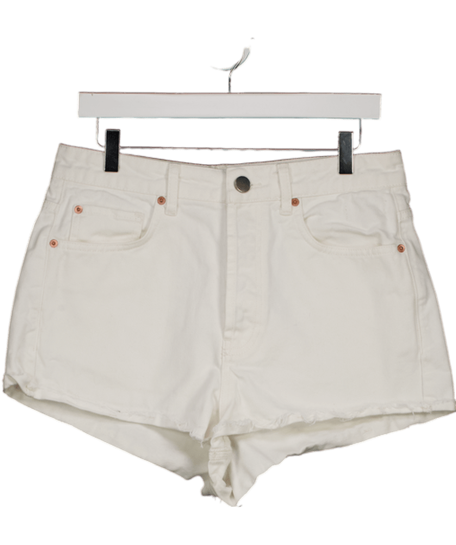 Raey White Denim High Waist Shorts W26 - Reliked