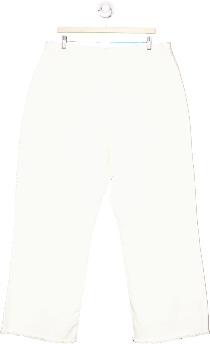 Raey White Wide Leg Jeans Size W32 - Reliked