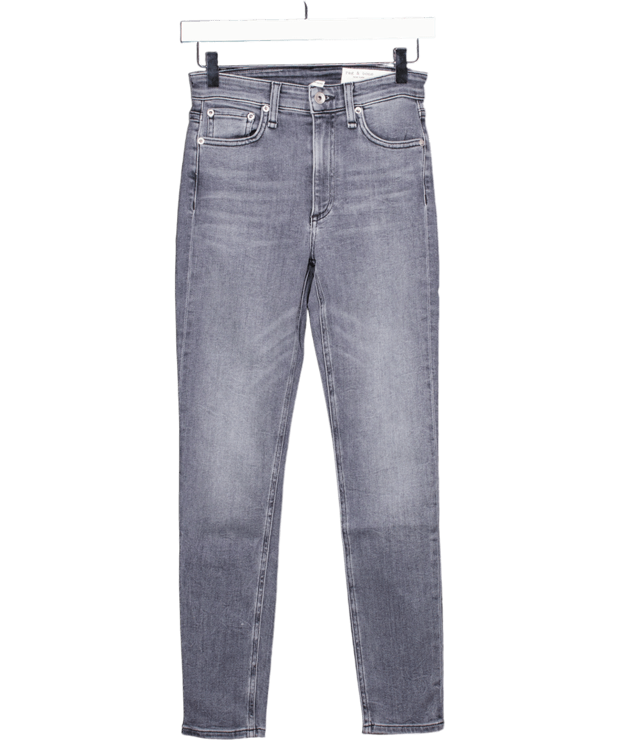 Rag & Bone Blue / Grey Nina High Rise Ankle Skinny Jeans W24 - Reliked