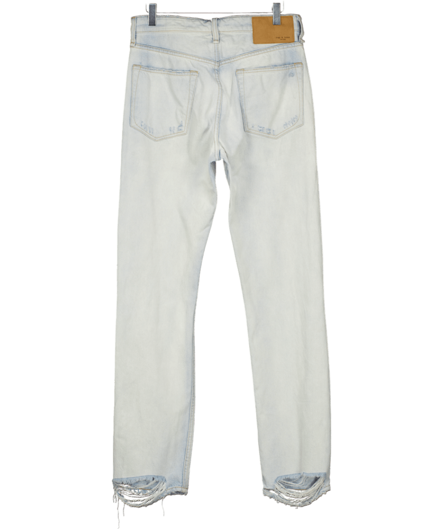 Rag & Bone Light Blue Maya High Rise Slim Jeans W28 - Reliked