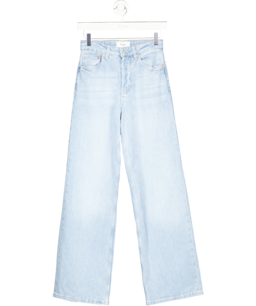 Rails Blue The Getty High Rise Wide Leg Jeans W24 - Reliked