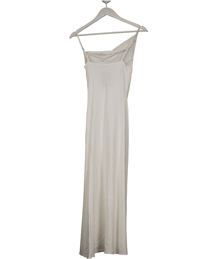 Rails White Linen Blend Midi Dress UK XS - Reliked