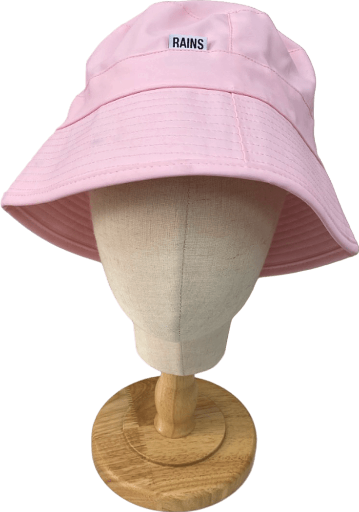 Rains Pink Bucket Hat XS - M - Reliked