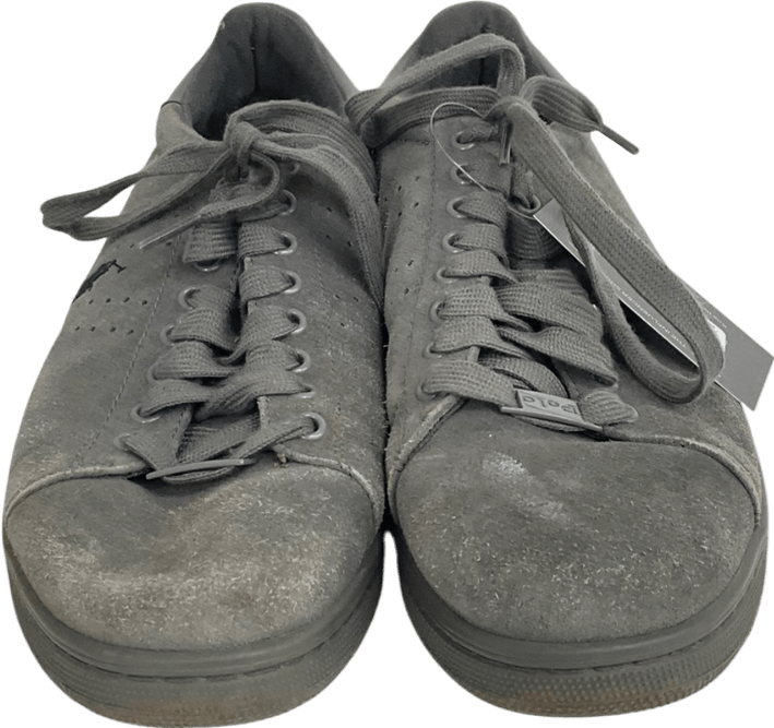 Ralph Lauren Grey Wilton Suede Trainers UK 9 EU 43 👞 - Reliked