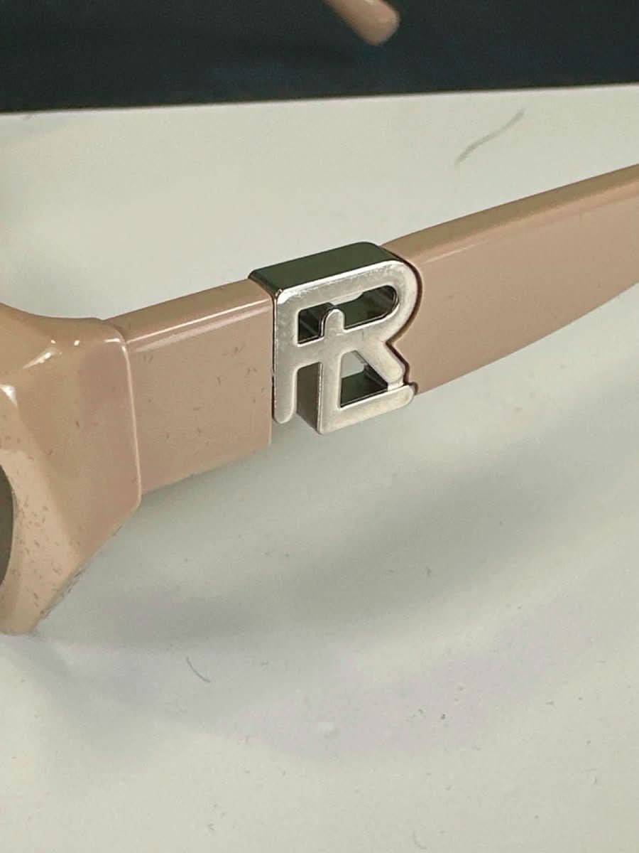 Ralph Lauren Nude / Gold Kiera Logo Arm Sunglasses - Reliked