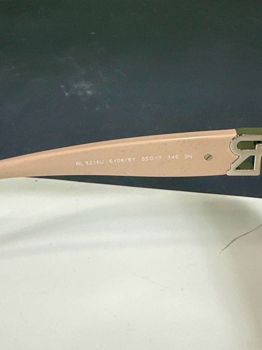 Ralph Lauren Nude / Gold Kiera Logo Arm Sunglasses - Reliked