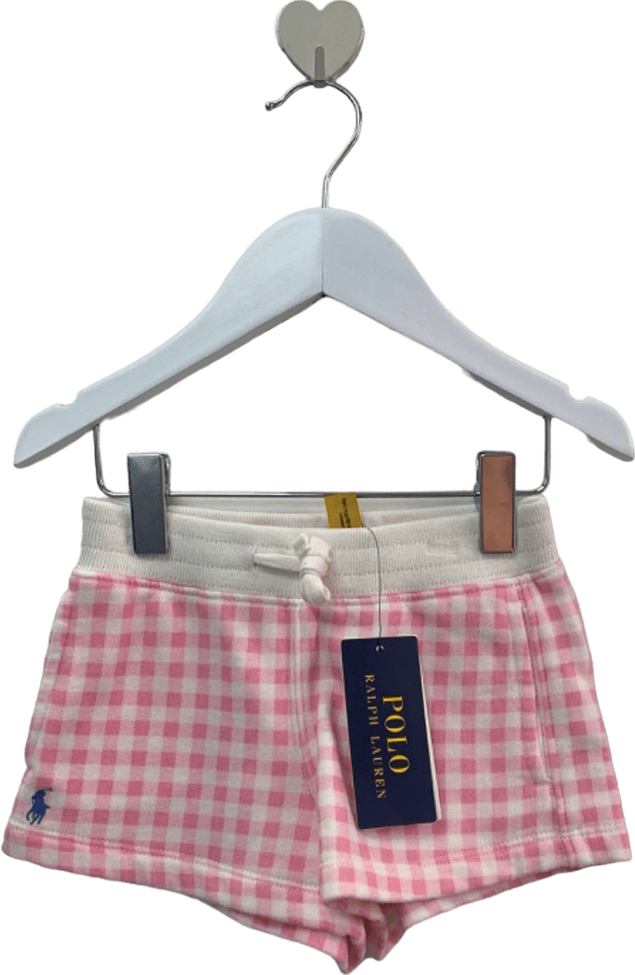 Ralph Lauren Pink Gingham Shorts 2 Years - Reliked