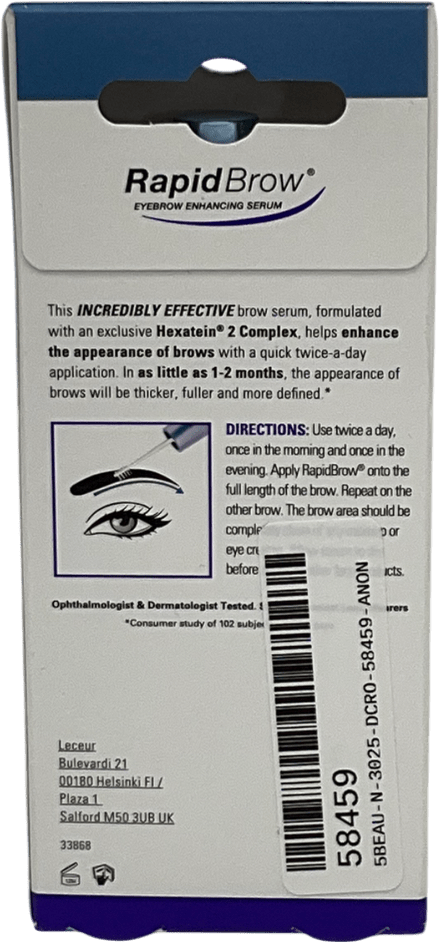 rapid sheild Eyebrow Enhancing Serum 3ml - Reliked
