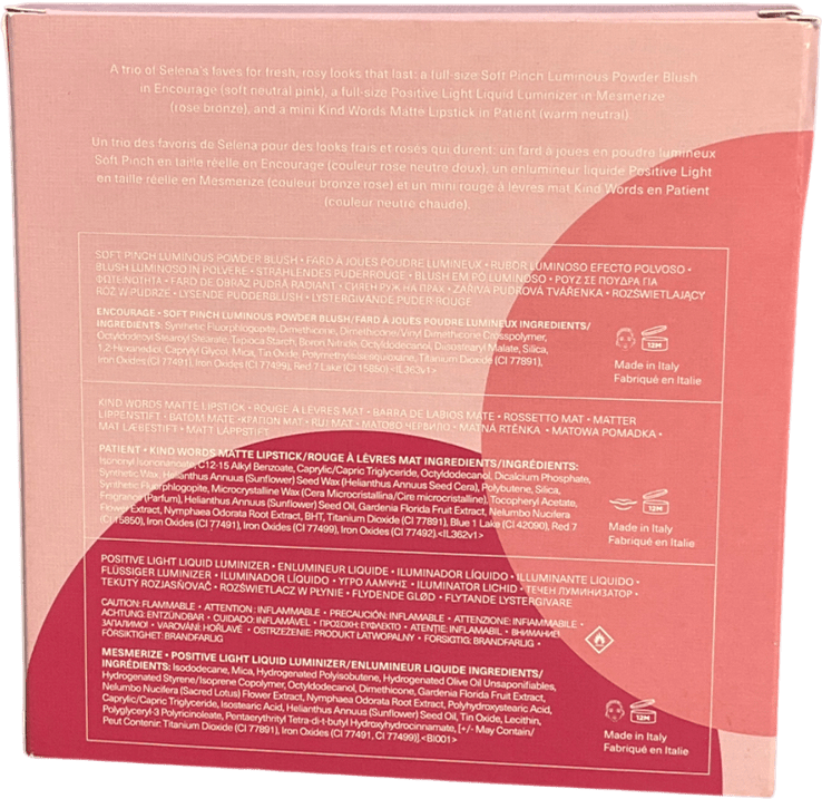 Rare Beauty Selena's Lip And Cheek Faves X3 - Reliked