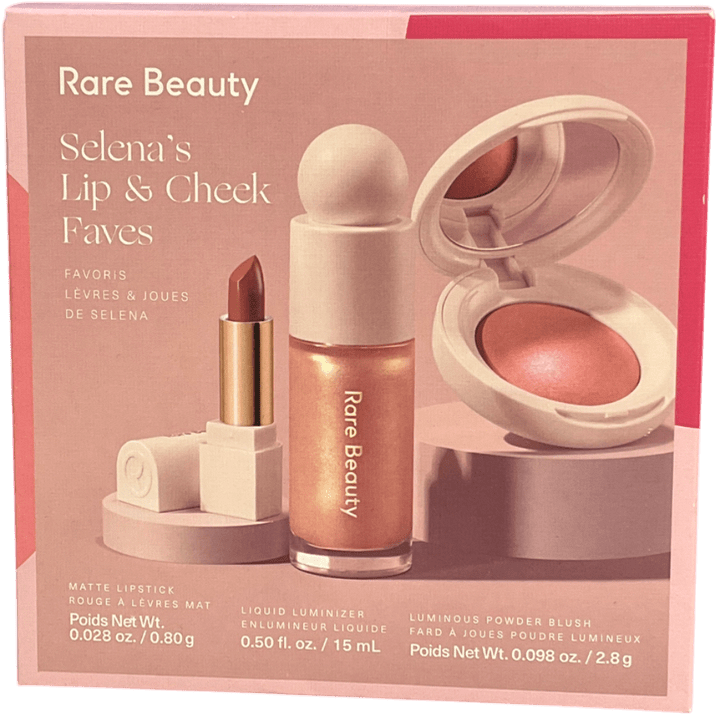 Rare Beauty Selena's Lip And Cheek Faves X3 - Reliked