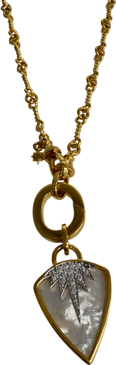 Raven James 18k gold plated Jumana Pendant Necklace - Reliked