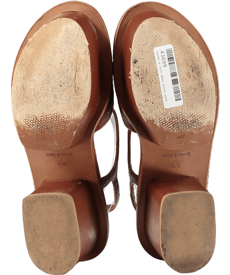 Raye Brown Arden Heel Sandals UK 3.5 EU 36.5 👠 - Reliked