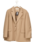 Re Ona Brown Joey Oversized Blazer UK S - Reliked