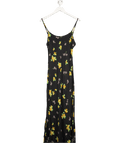 Réalisation Black Silk Floral Slip Dress UK 12 - Reliked