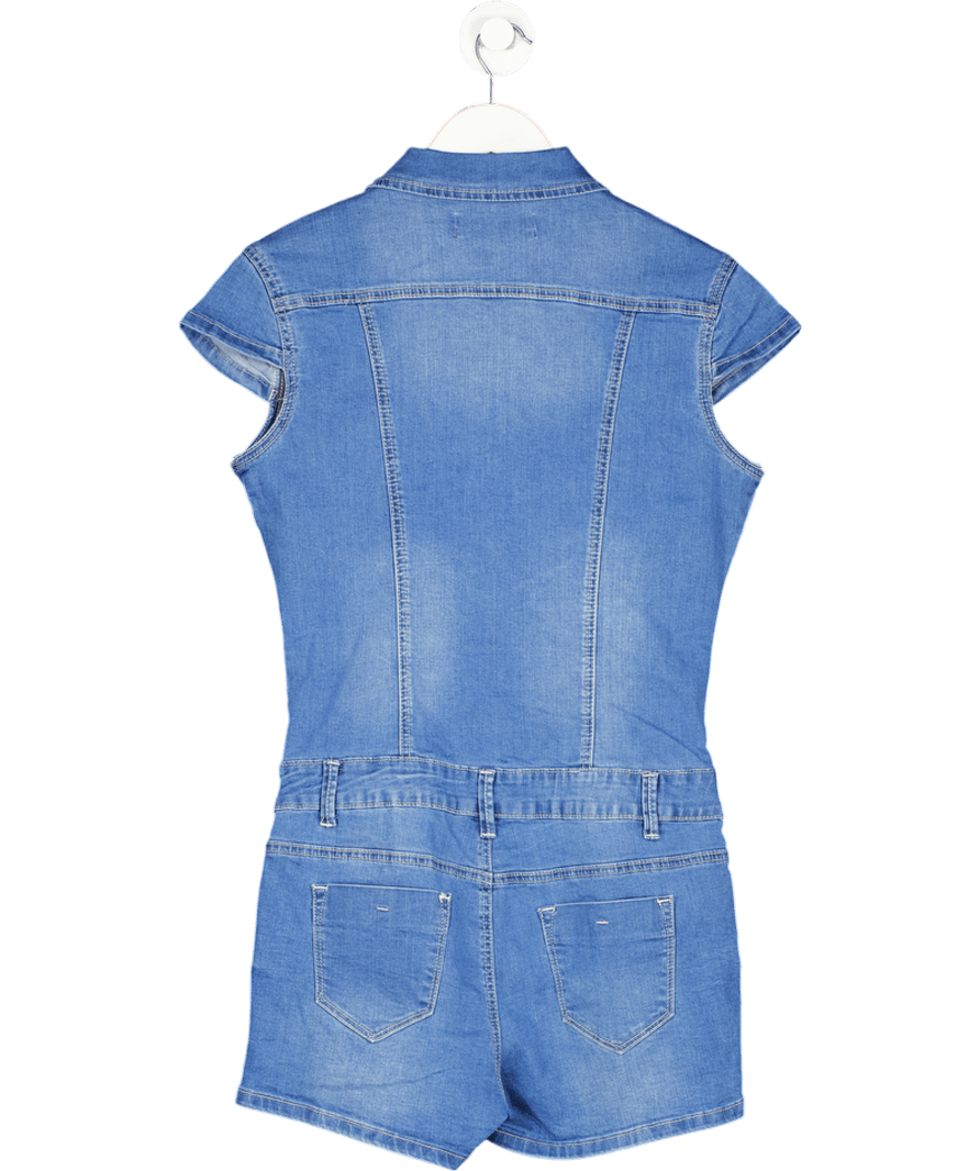 Realty Blue Mini Jumpsuit UK L - Reliked