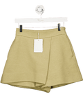RECTO Beige Wrap Detail Culotte Tweed Pants UK S - Reliked