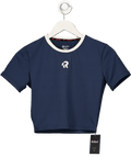 RED RUN Blue Active Wear T-shirt UK S - Reliked