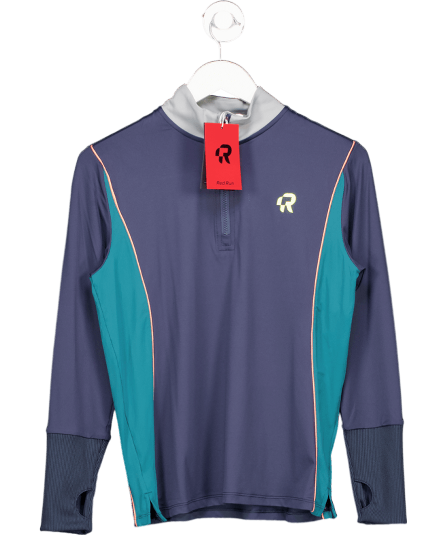 Red Run Multicoloured Technical 1/4 Zip Top - Urban Fusion UK S - Reliked