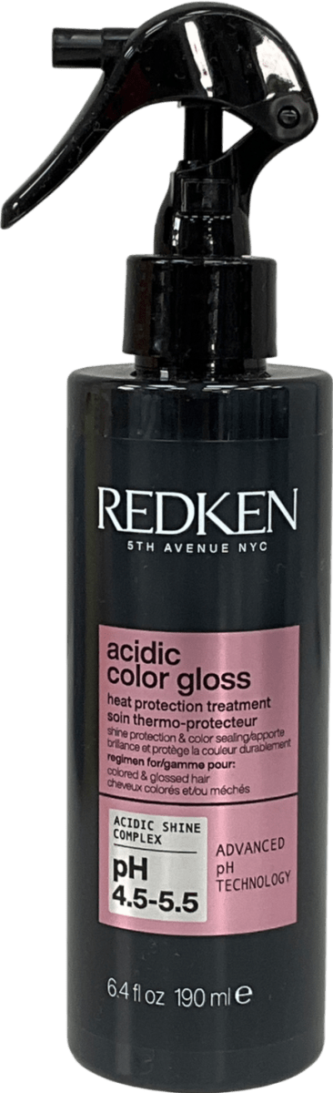 redken Acidic Color Gloss Heat Protection Treatment 190ml - Reliked