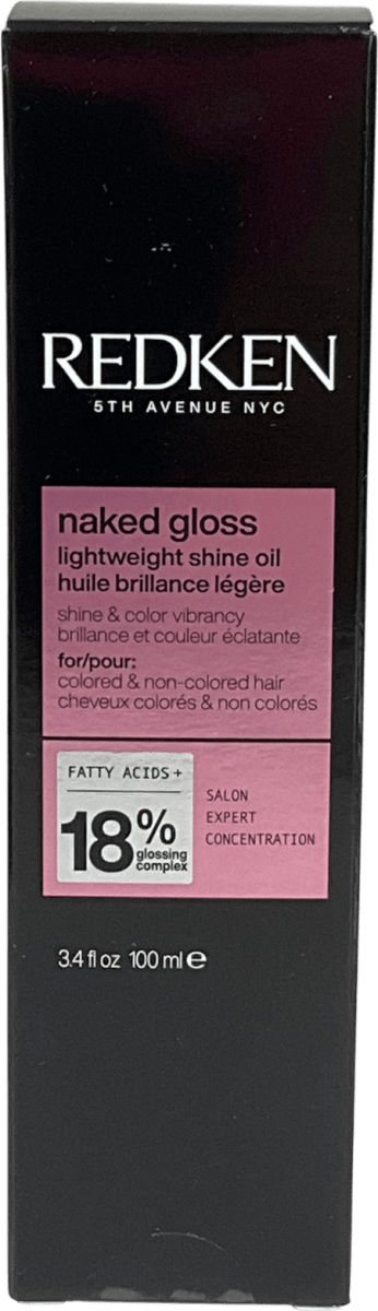 redken Naked Gloss Lightweight Shine Oil 100ml - Reliked