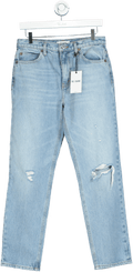 RE/DONE Blue 70s Straight Distressed Jeans W29 - Reliked