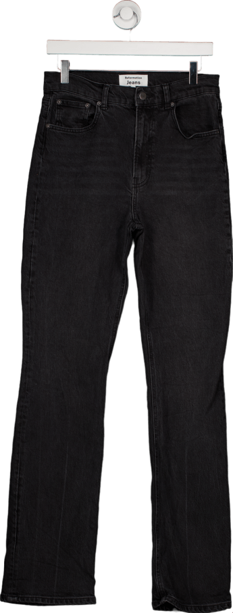 Reformation Black High Rise Bootcut Jeans W29 - Reliked