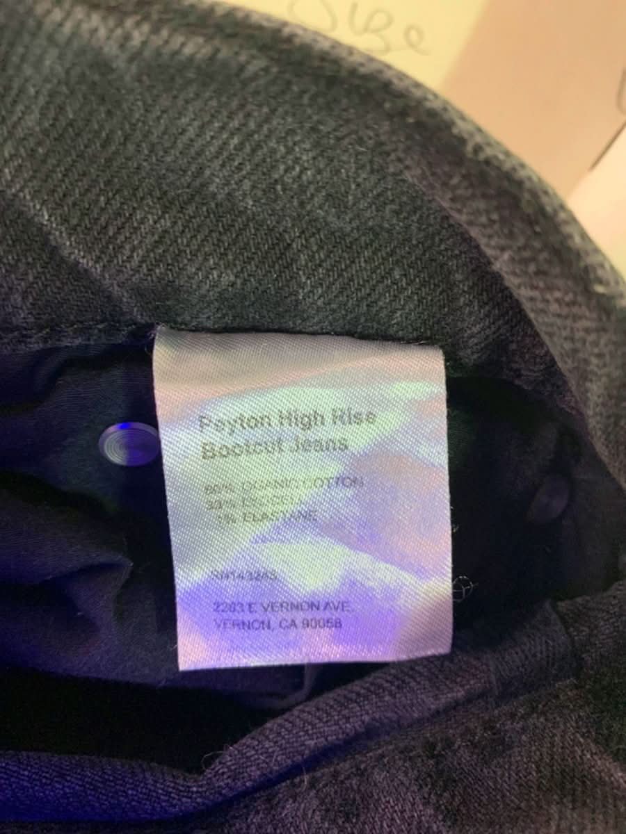 Reformation Black High Rise Bootcut Jeans W29 - Reliked