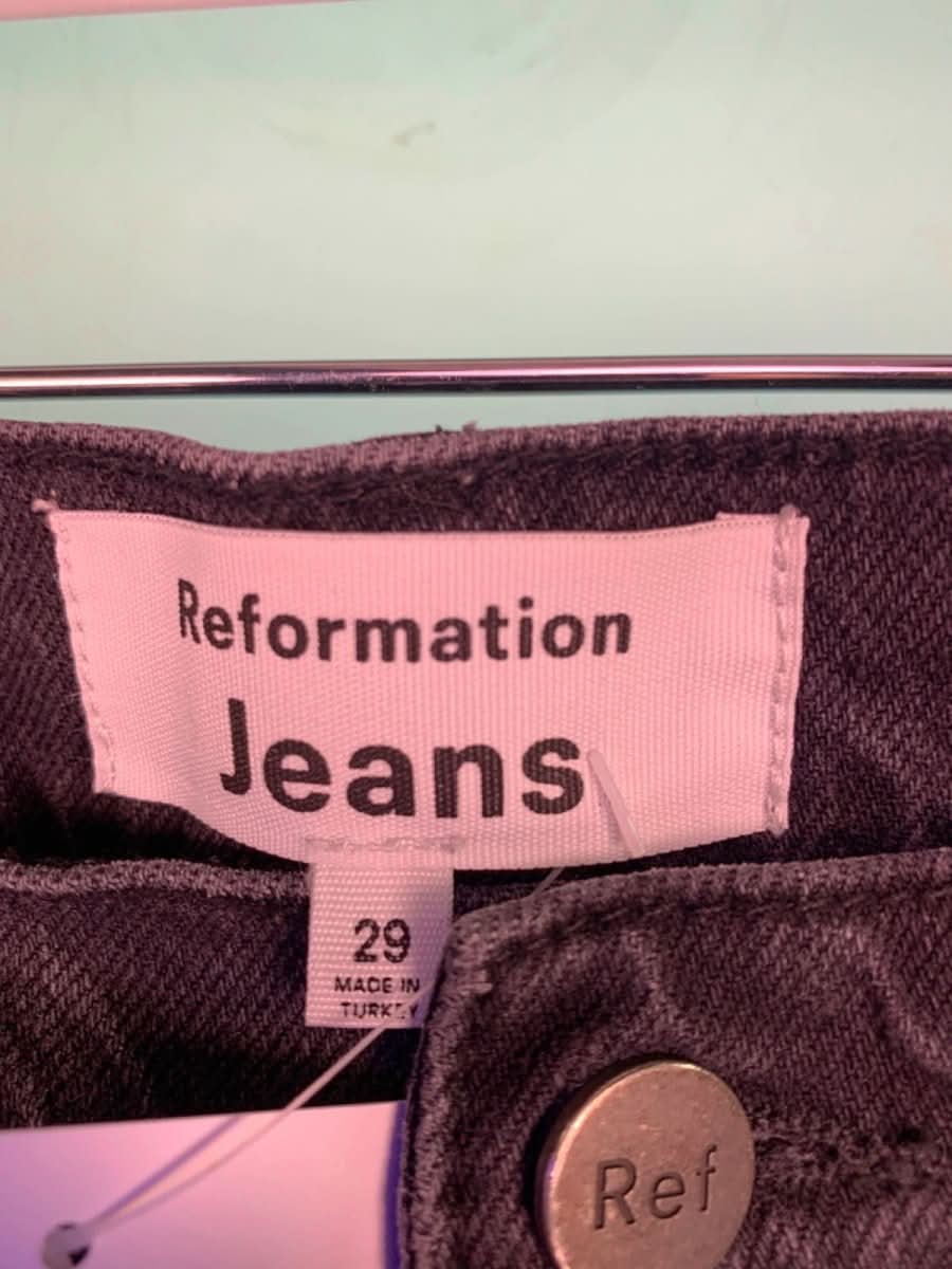 Reformation Black High Rise Bootcut Jeans W29 - Reliked