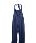 Reformation Blue Danna Halter Denim Jumpsuit Us6 UK 10 - Reliked