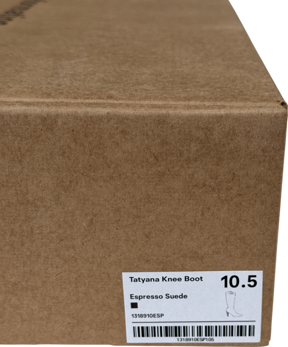 Reformation Chocolate Brown Suede Tatyana Knee Boots Us10.5 UK 8.5 EU 41.5 👠 - Reliked