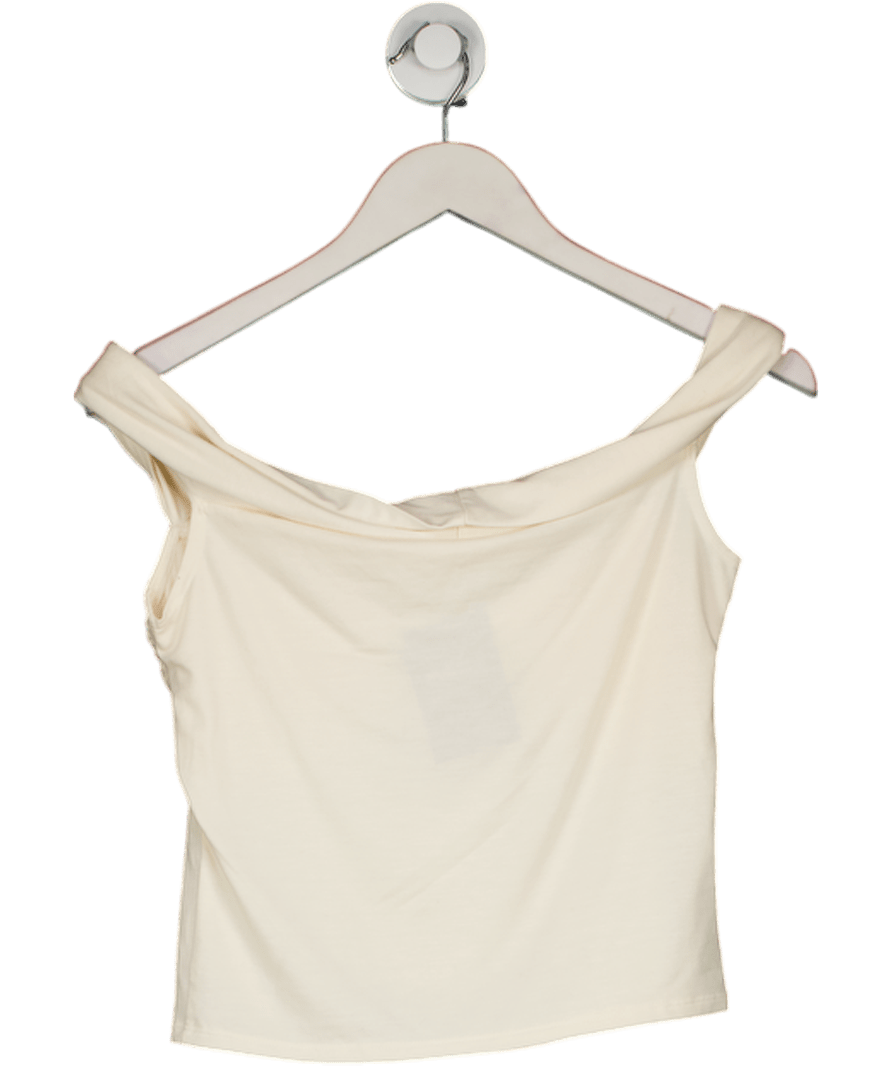 Reformation Cream Ezlynn Knit Top UK M - Reliked