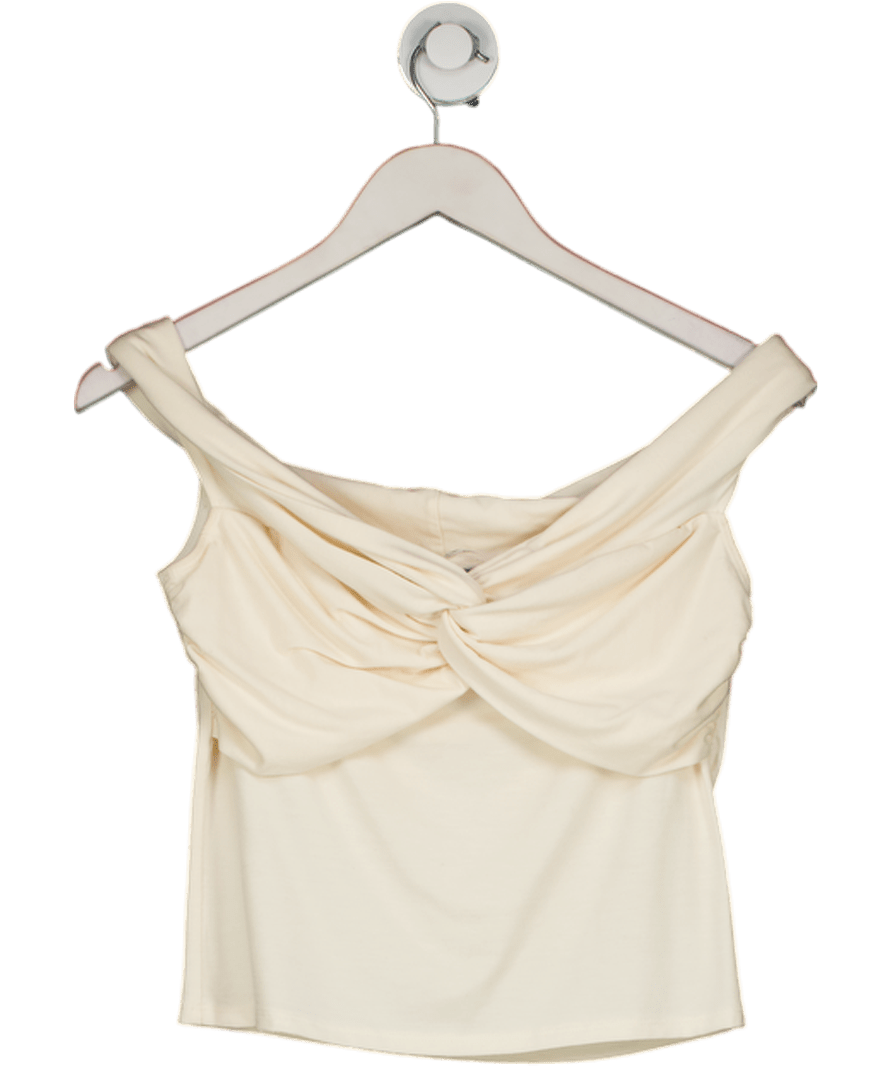 Reformation Cream Ezlynn Knit Top UK M - Reliked