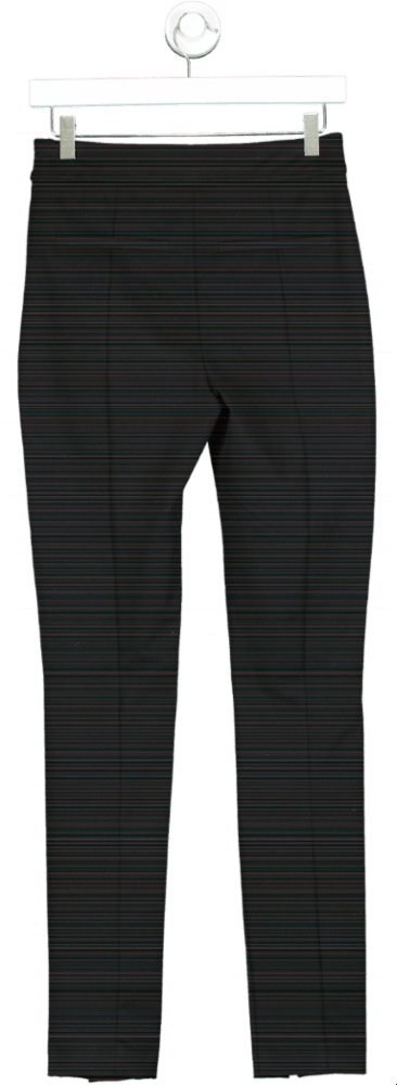 REISS Black Jayne Skinny Fit Split Front Trousers UK 6 - Reliked