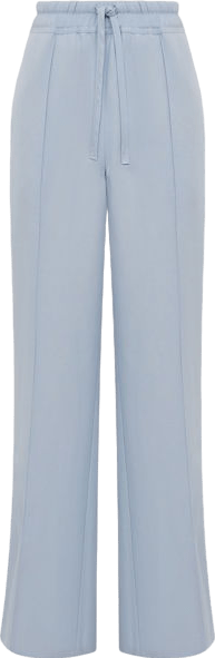 REISS Blue Linen Blend Pull On Trousers UK 6 - Reliked