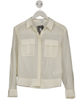 REISS Cream Twin Pocket Shirt UK 6 - Reliked