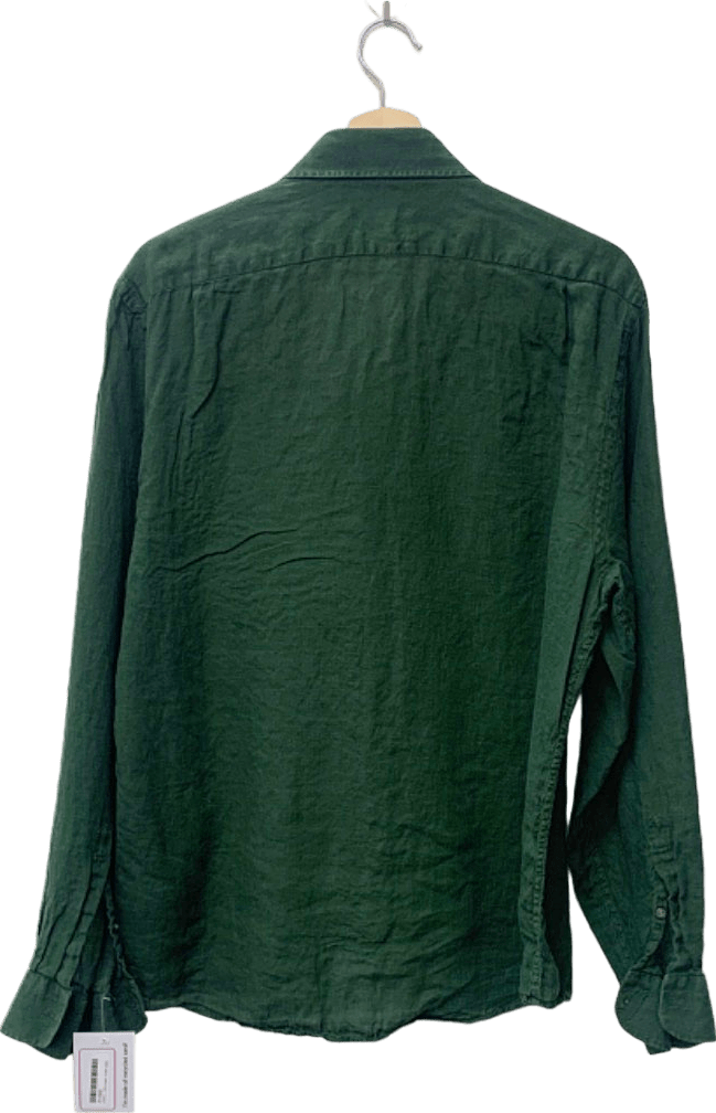 Reiss Green Long Sleeve Shirt Regular Fit XL - Reliked