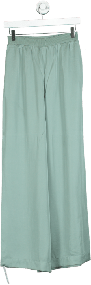 Reiss Green Wide - Leg Trousers UK 6 - Reliked