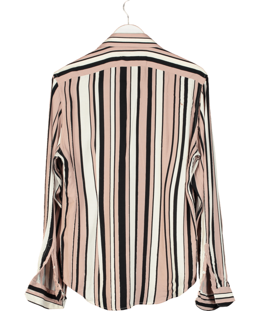 REISS Pink Deck Striped Shirt UK L - Reliked