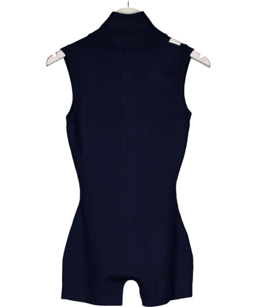 Relayer Blue The Knitted Romper UK S - Reliked
