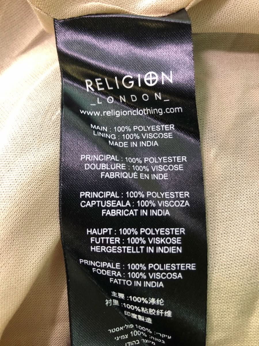 Religion Black and White Paisley Print Maxi Dress UK XS - Reliked