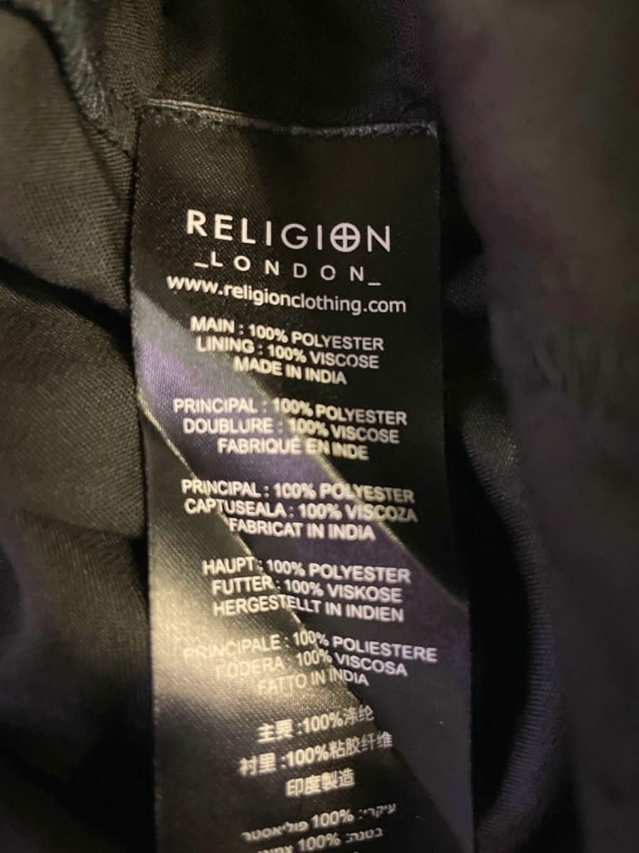 Religion Green Floral Maxi Dress UK XS - Reliked