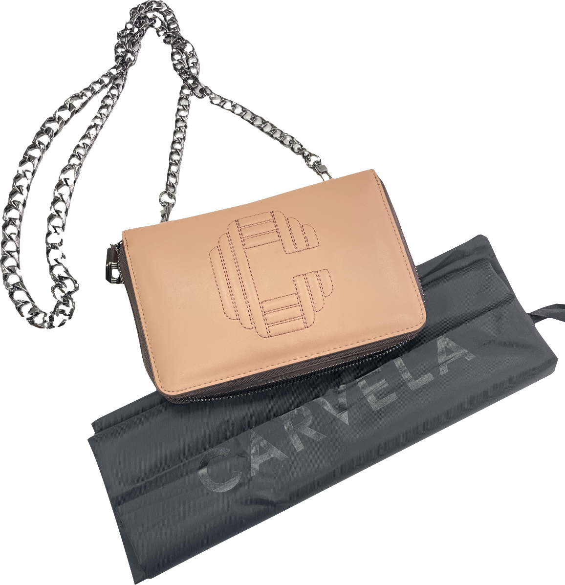 Carvela Nude Blush Pink Wallet On A Chain BNWT