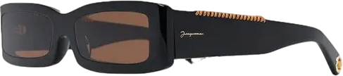 JACQUEMUS Black Les Lunettes 97 Sunglasses