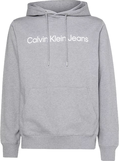 Calvin Klein Grey Mid-grey Logo Hoodie BNWT UK XXS