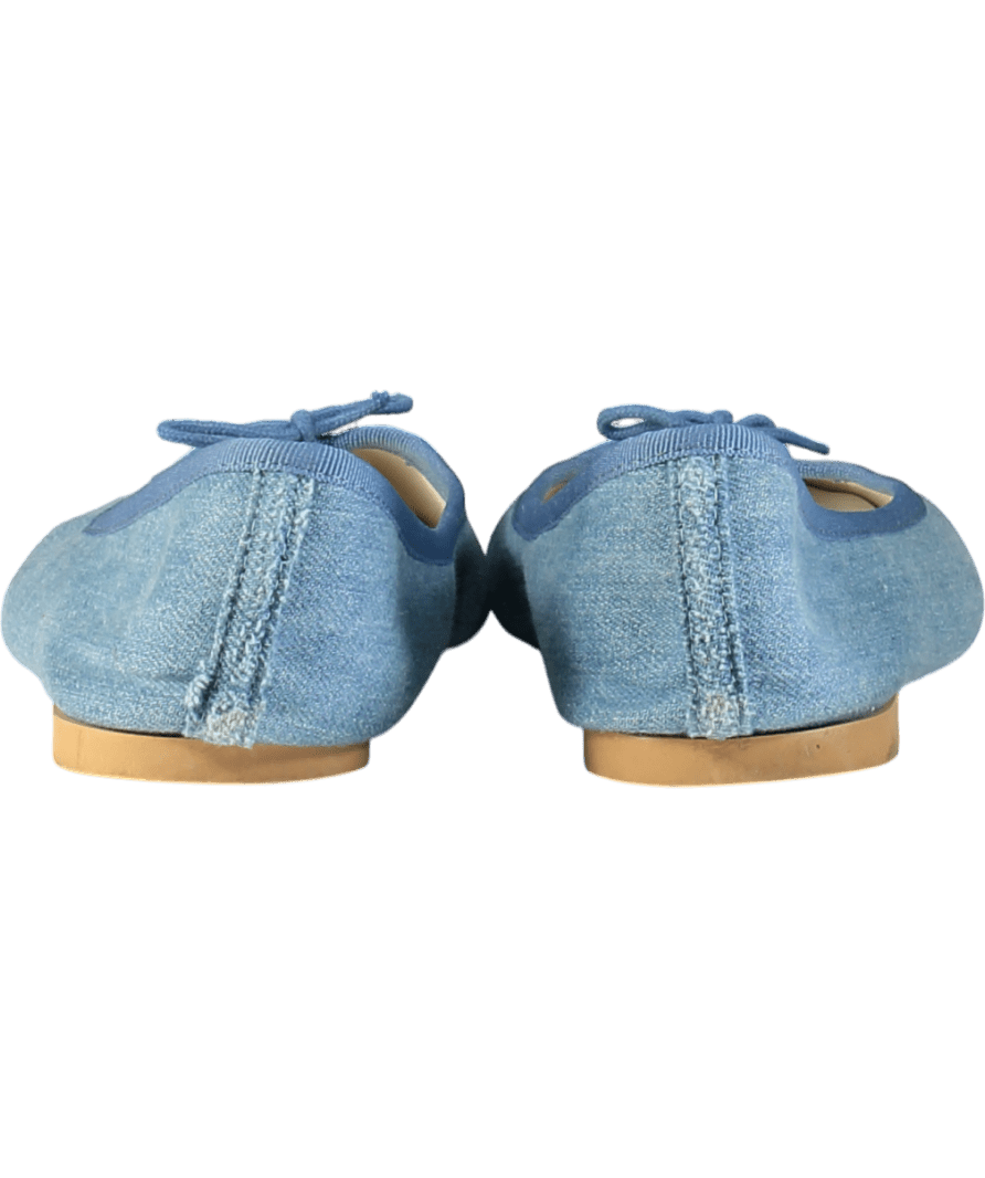 Repetto Paris Blue Denim Camille Ballet Flats UK 5 EU 38 👠 - Reliked
