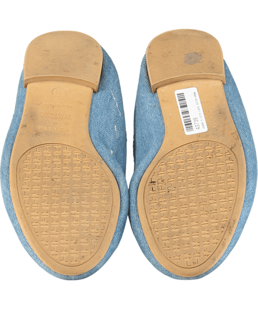 Repetto Paris Blue Denim Camille Ballet Flats UK 5 EU 38 👠 - Reliked