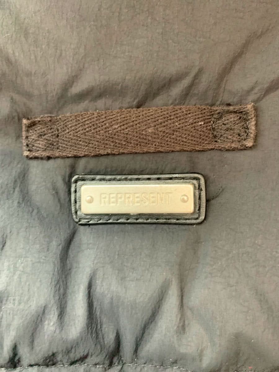 Represent Black Puffer Jacket M - Reliked