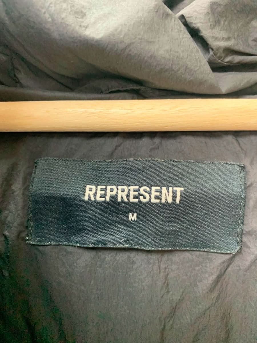 Represent Black Puffer Jacket M - Reliked