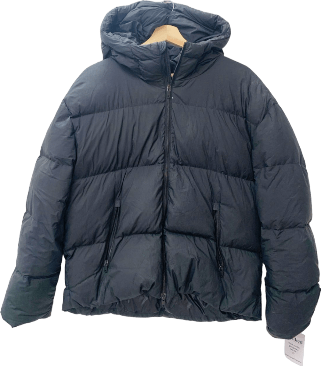 Represent Black Puffer Jacket M - Reliked